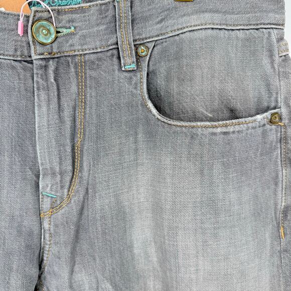 Robert Graham Jeans Men's Casual Pants Light Wash Grey Straight Leg, 32 - Picture 4 of 9